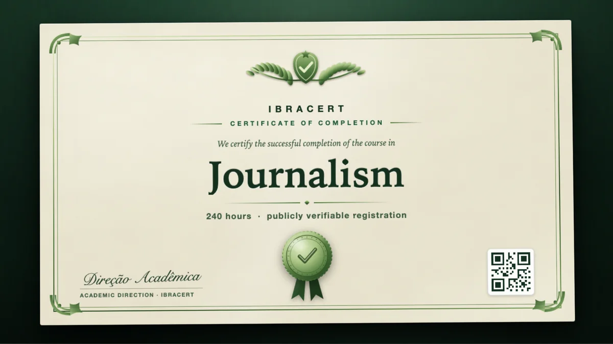 Cover of the Journalism course