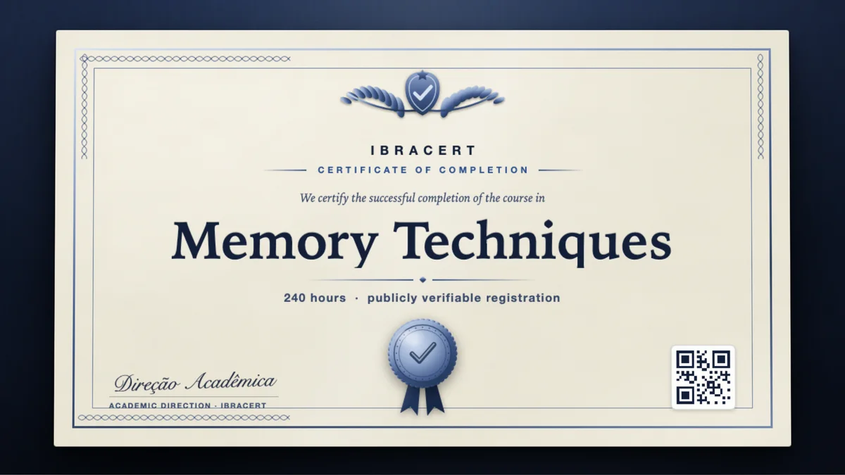 Cover of the Memory Techniques course