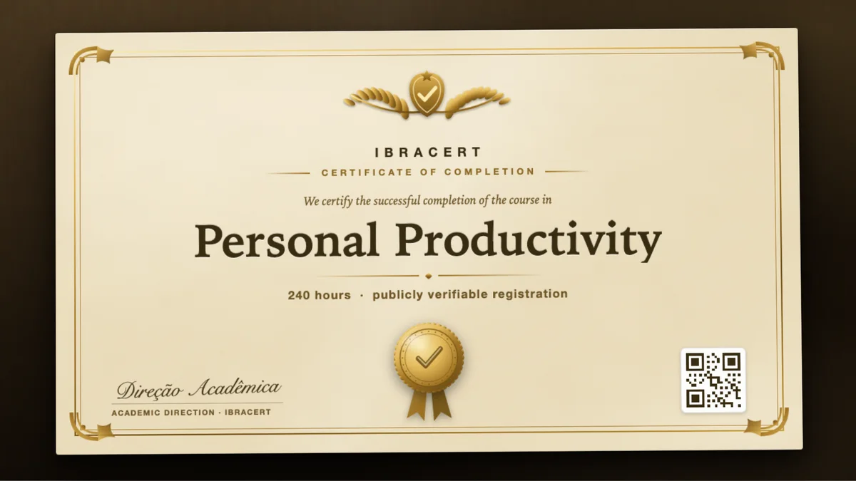 Cover of the Personal Productivity course