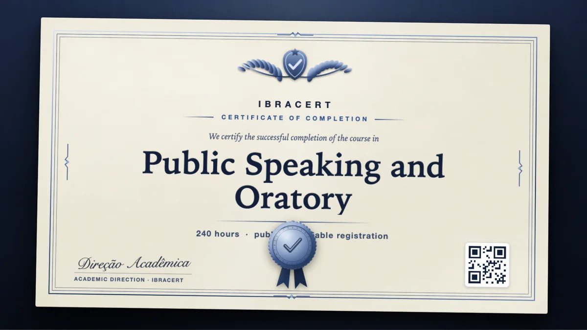 Cover of the Public Speaking and Oratory course