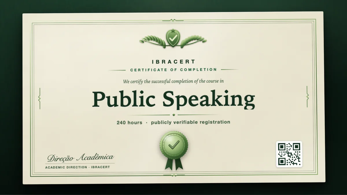 Cover of the Public Speaking course