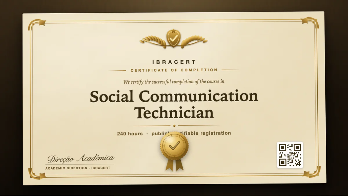 Cover of the Social Communication Technician course
