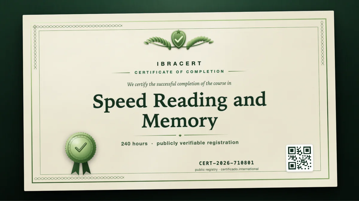 Cover of the Speed Reading and Memory course