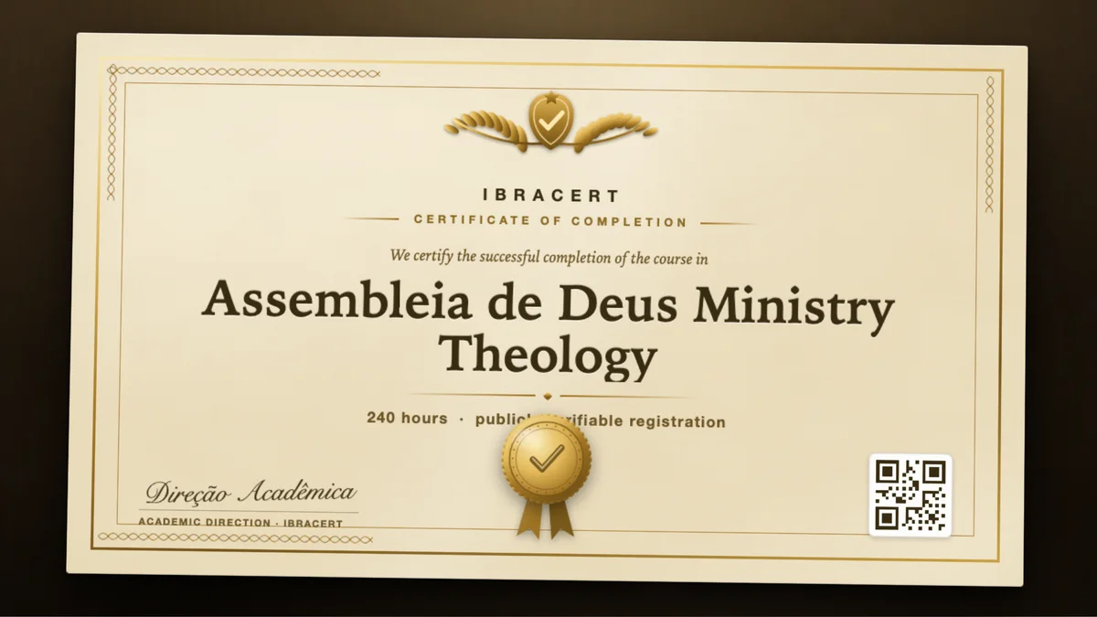 Cover of the Assembleia de Deus Ministry Theology course