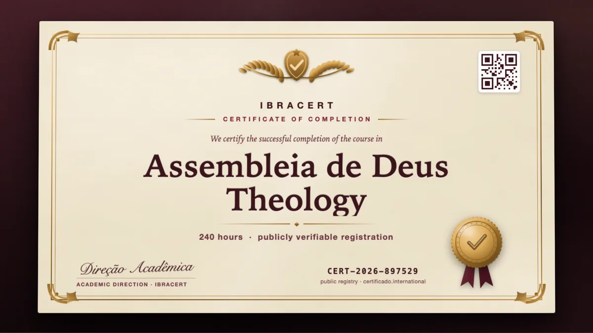 Cover of the Assembleia de Deus Theology course