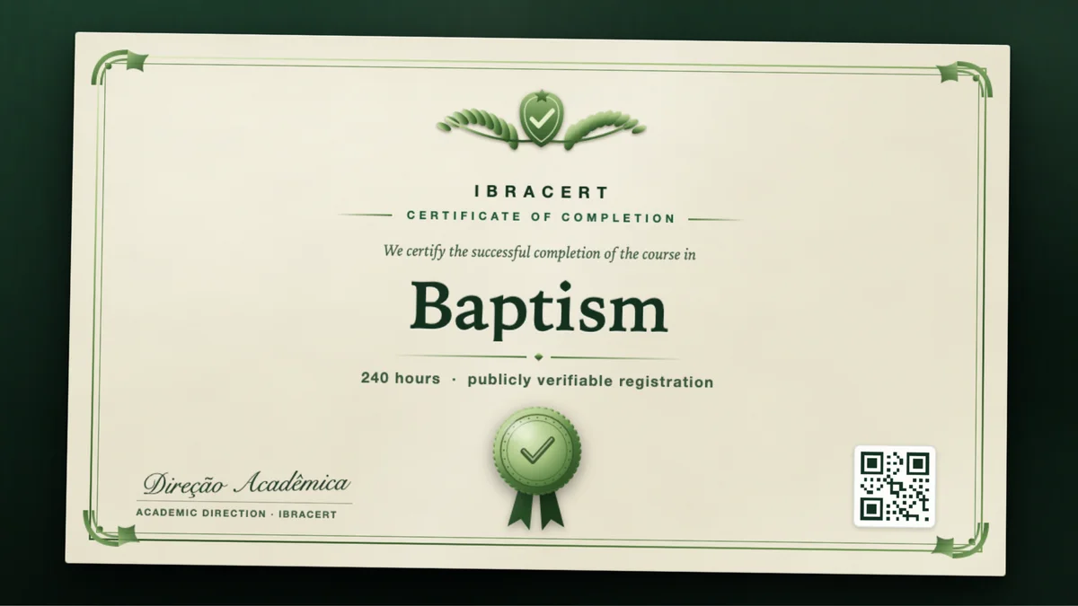 Cover of the Baptism course