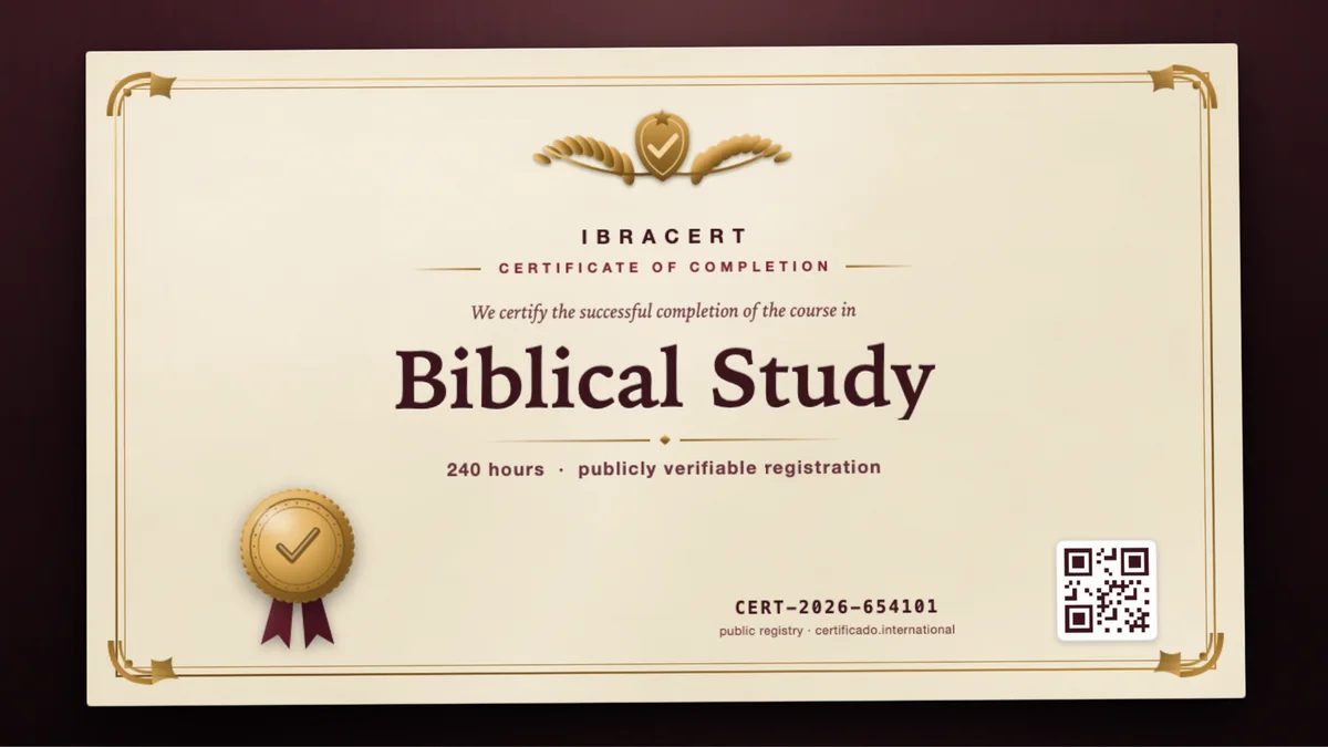 Cover of the Biblical Study course