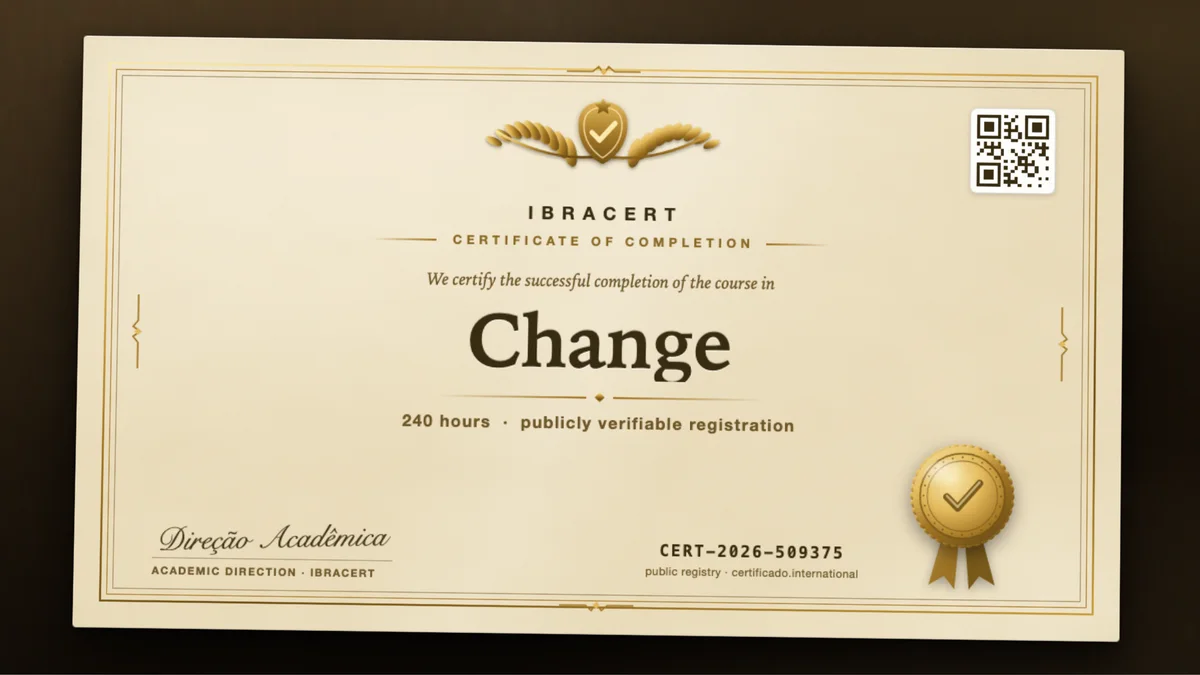 Cover of the Change course