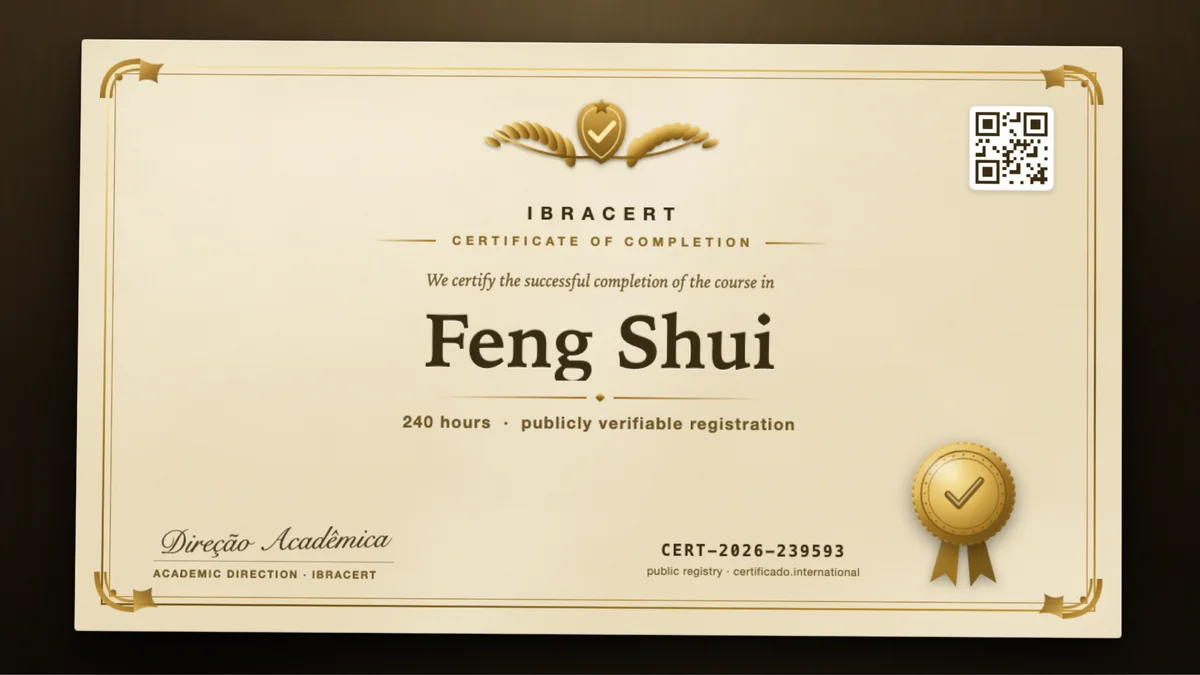 Cover of the Feng Shui course
