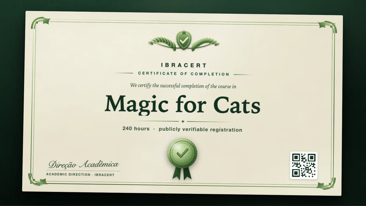 Cover of the Magic for Cats course