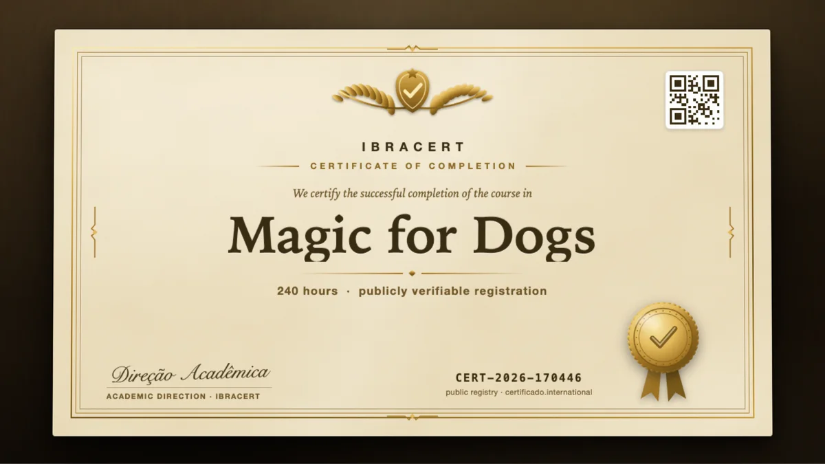 Cover of the Magic for Dogs course