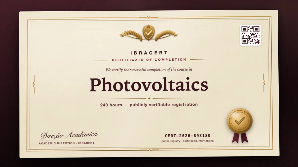 Cover of the Photovoltaics course