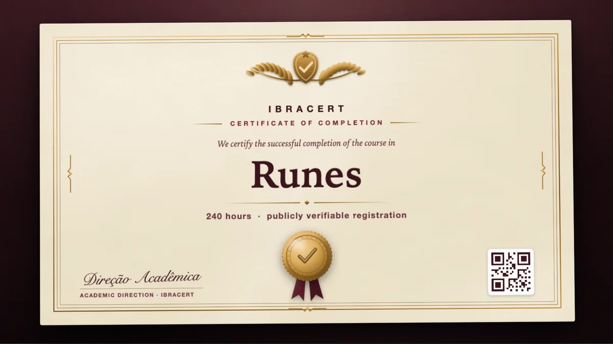 Cover of the Runes course