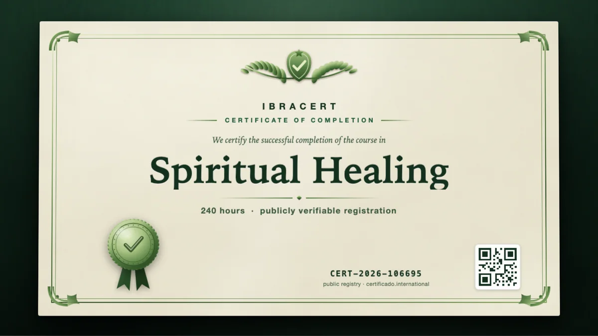 Cover of the Spiritual Healing course