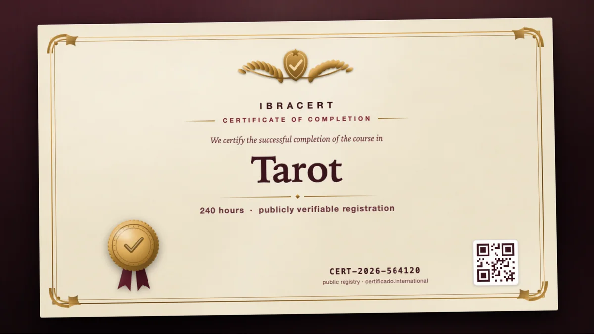Cover of the Tarot course