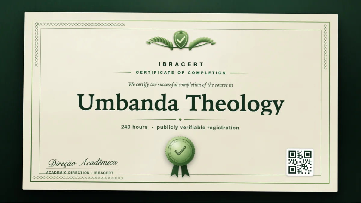 Cover of the Umbanda Theology course