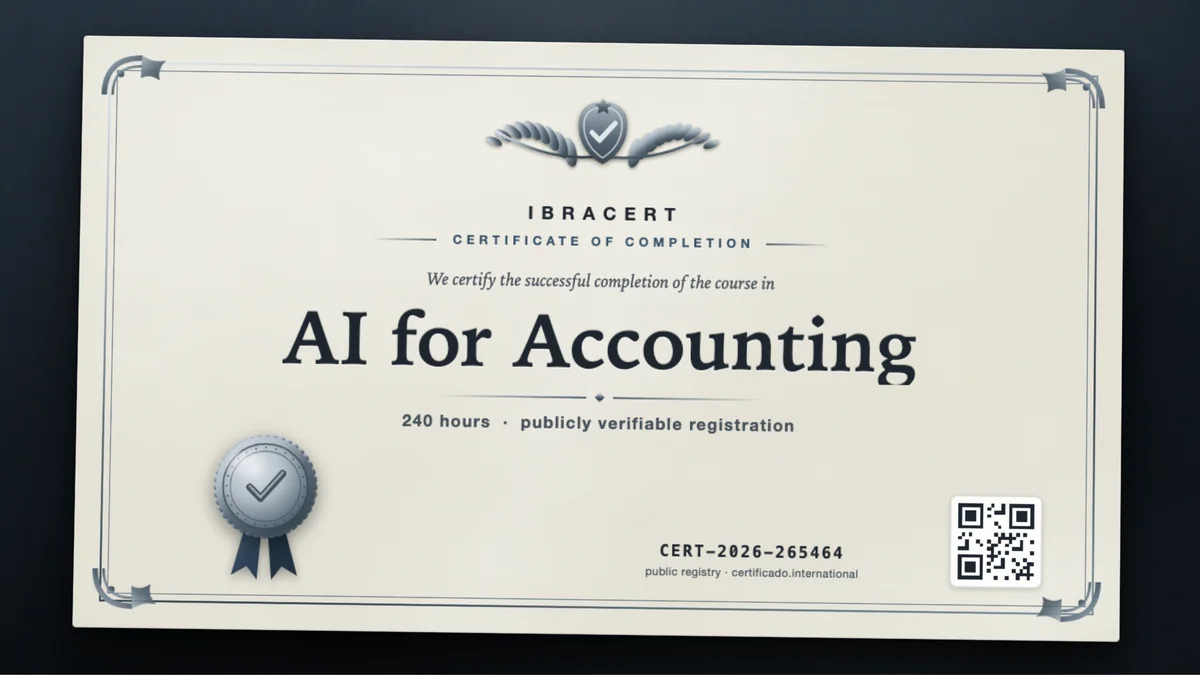 Cover of the AI for Accounting course