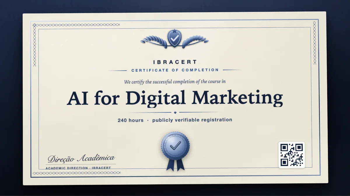 Cover of the AI for Digital Marketing course