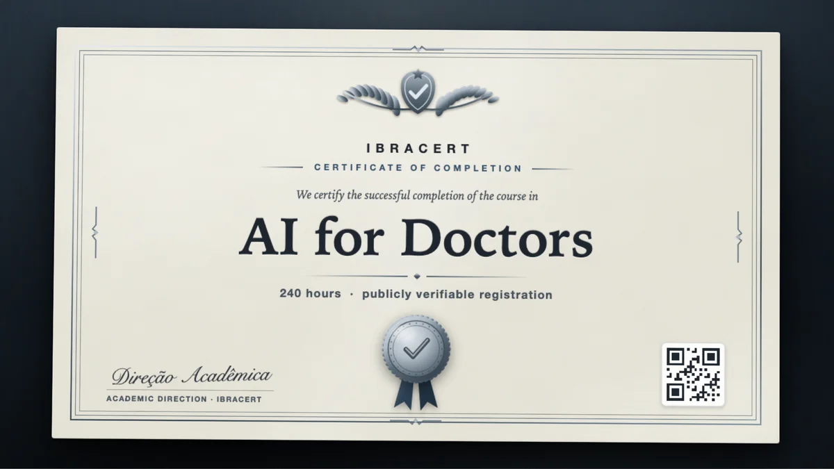 Cover of the AI for Doctors course