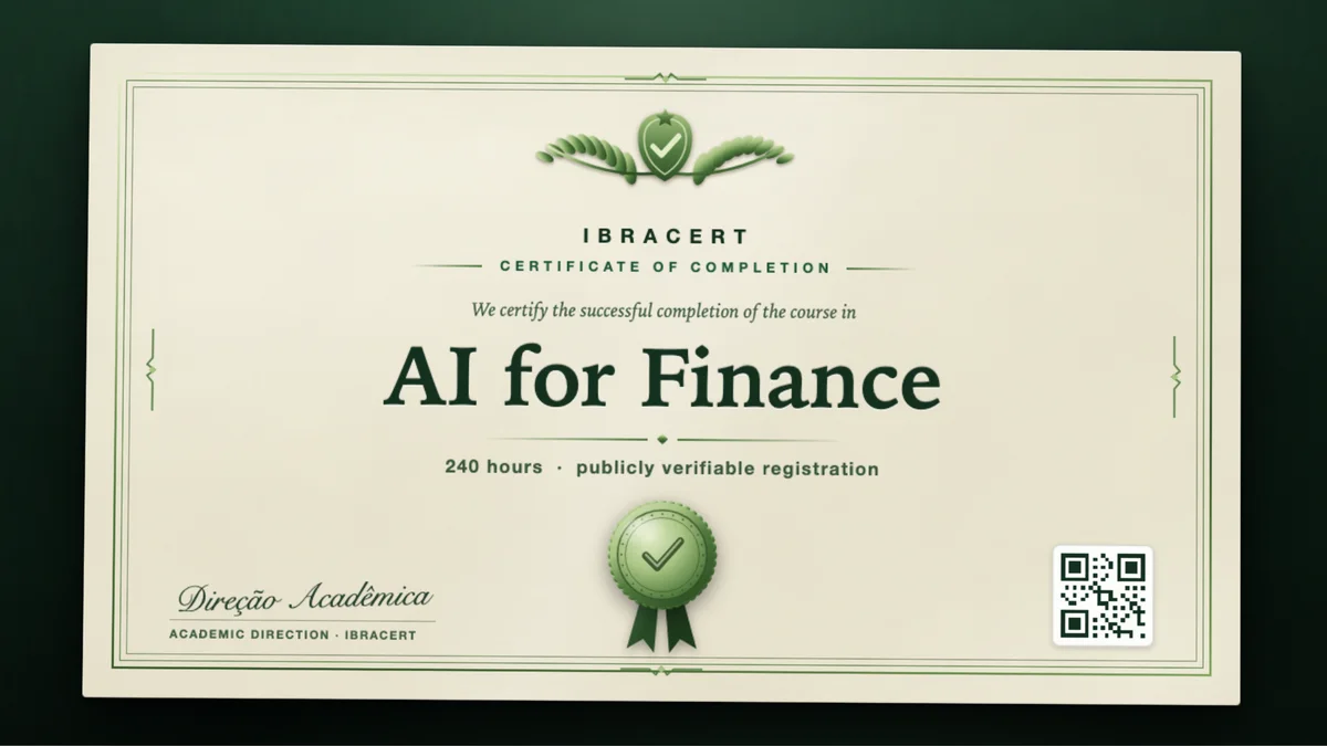 Cover of the AI for Finance course