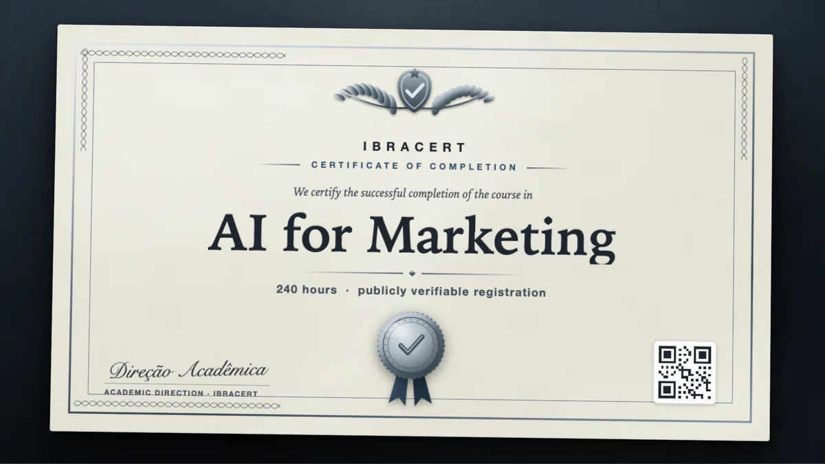 Cover of the AI for Marketing course