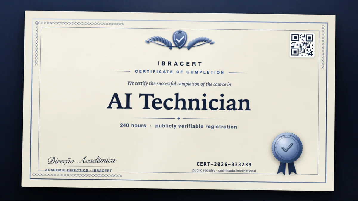 Cover of the AI Technician course
