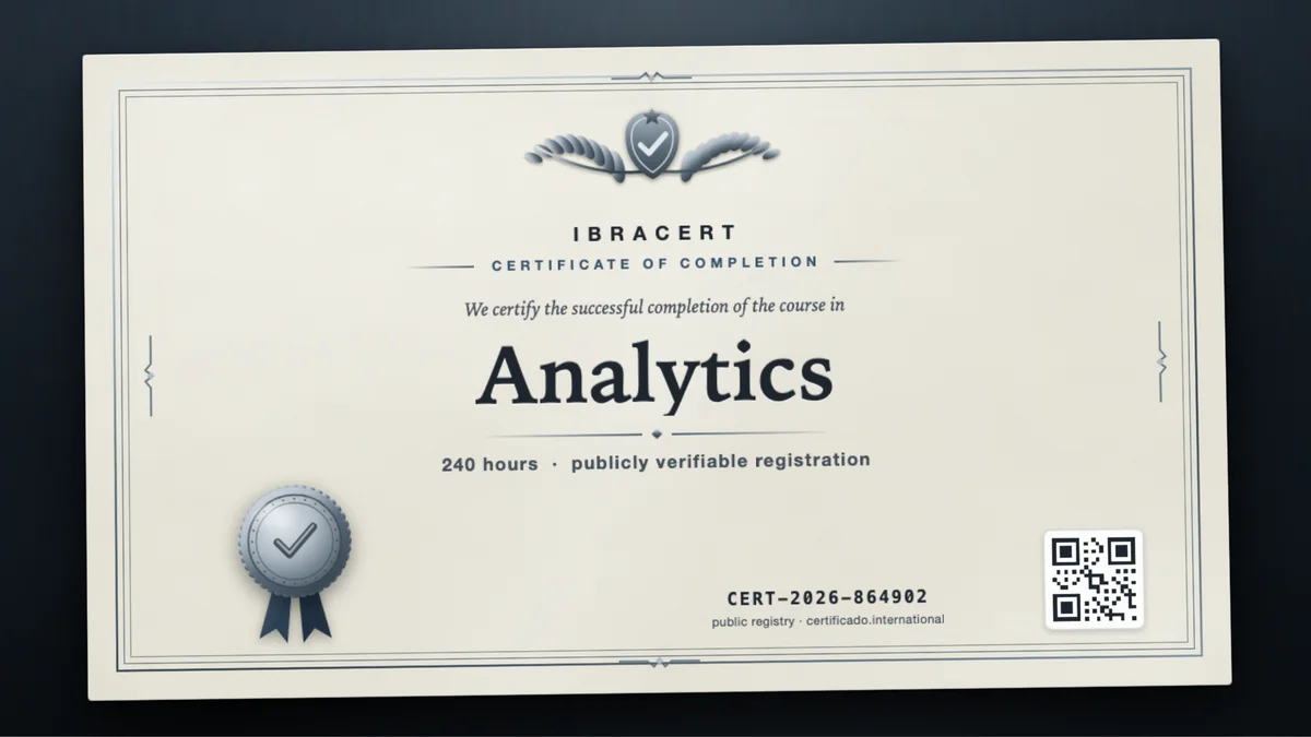 Cover of the Analytics course