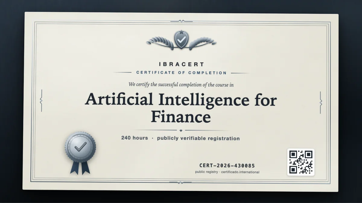 Cover of the Artificial Intelligence for Finance course