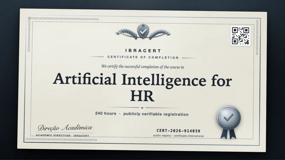 Cover of the Artificial Intelligence for HR course