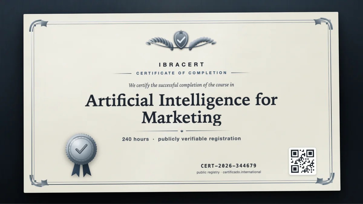 Cover of the Artificial Intelligence for Marketing course