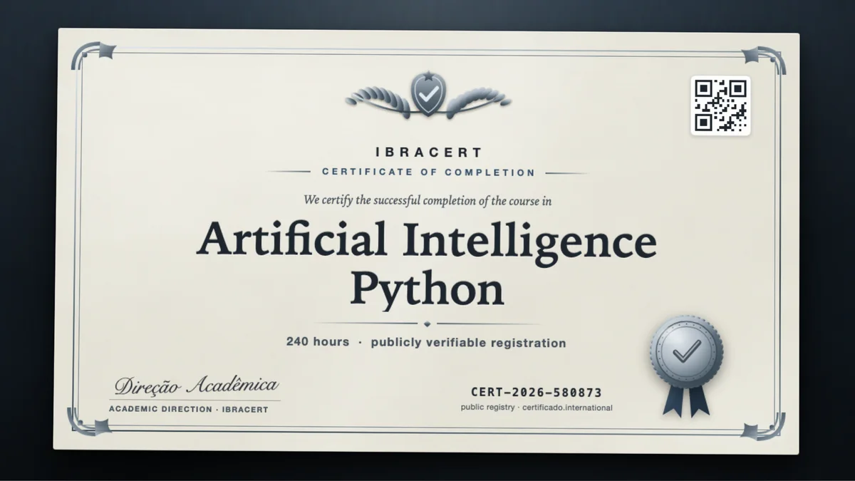 Cover of the Artificial Intelligence Python course