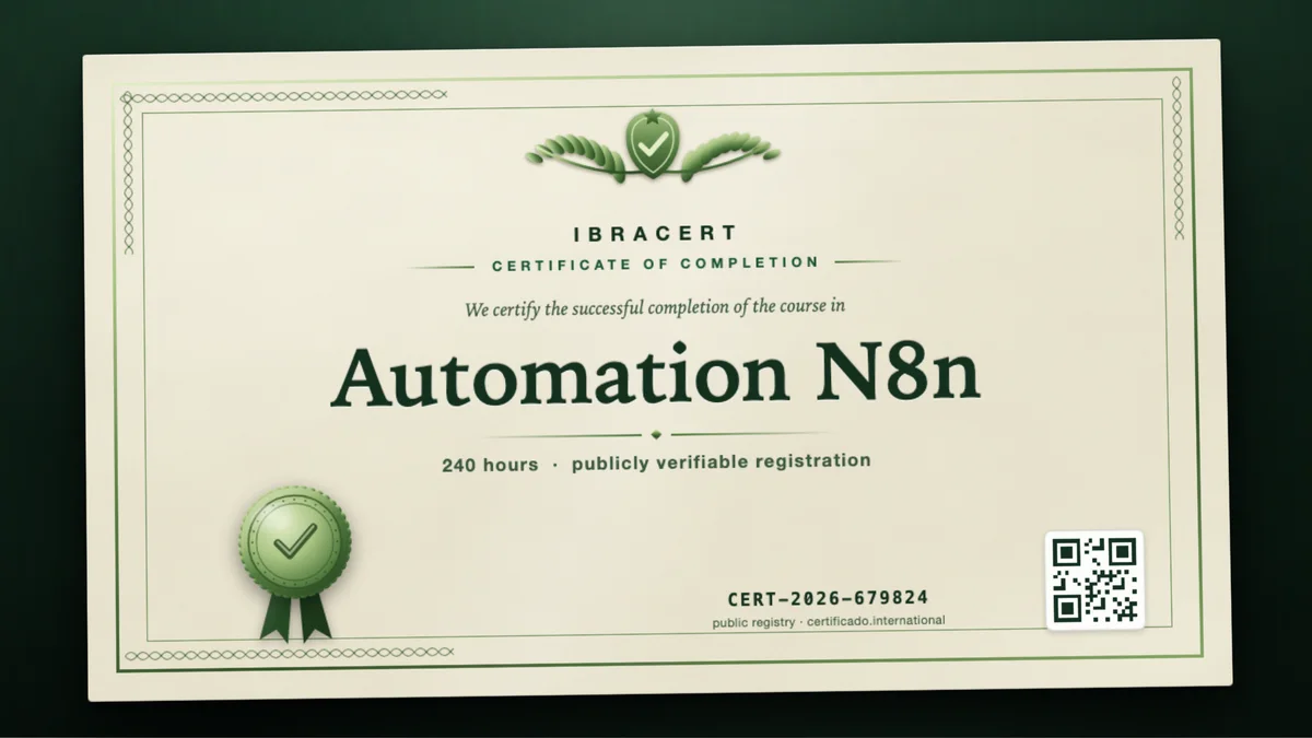 Cover of the Automation N8n course