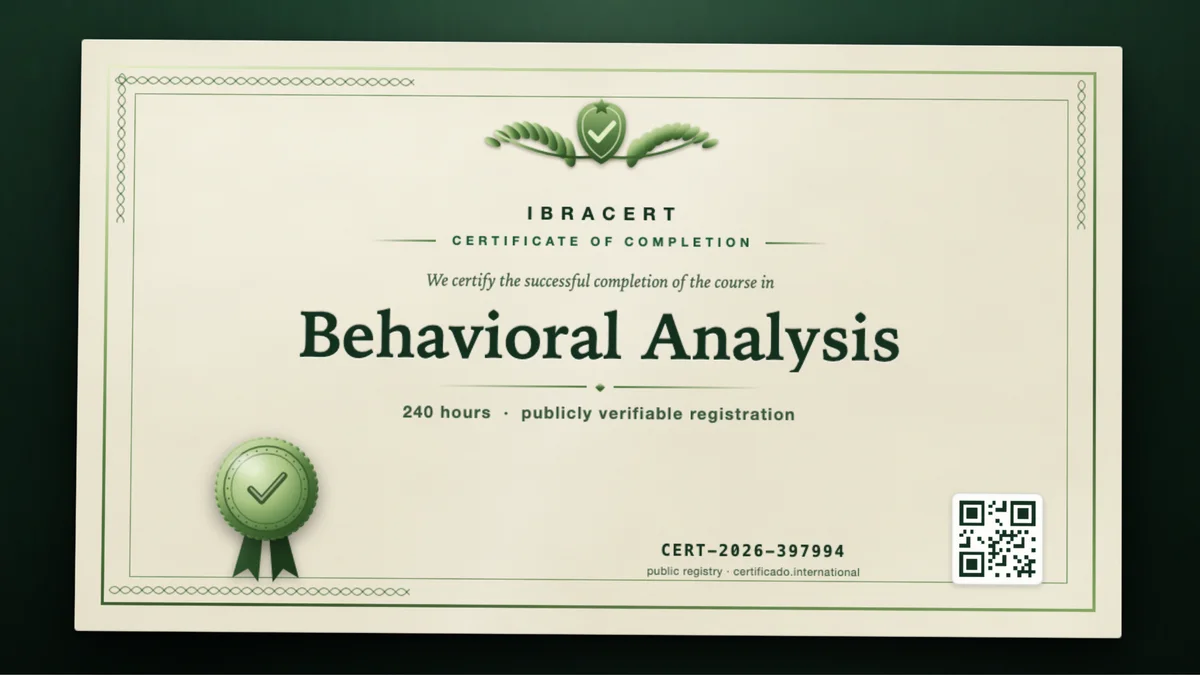 Cover of the Behavioral Analysis course