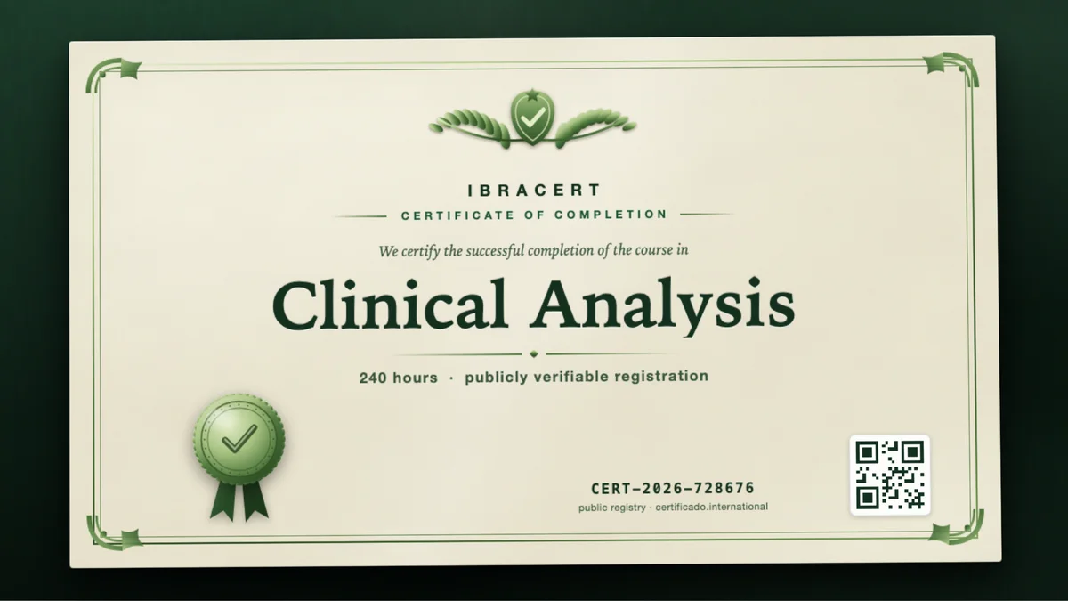Cover of the Clinical Analysis course
