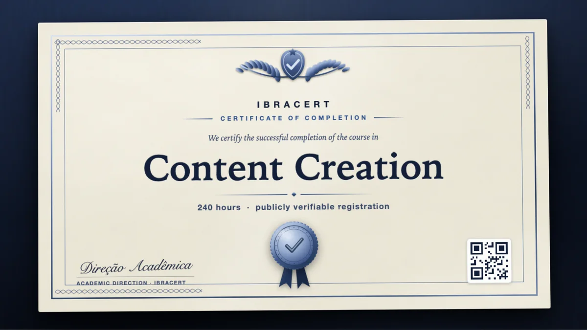 Cover of the Content Creation course