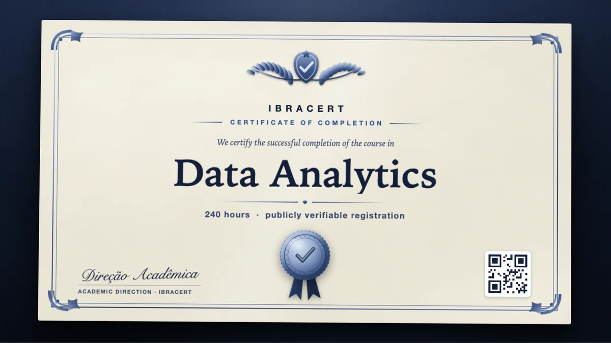 Cover of the Data Analytics course
