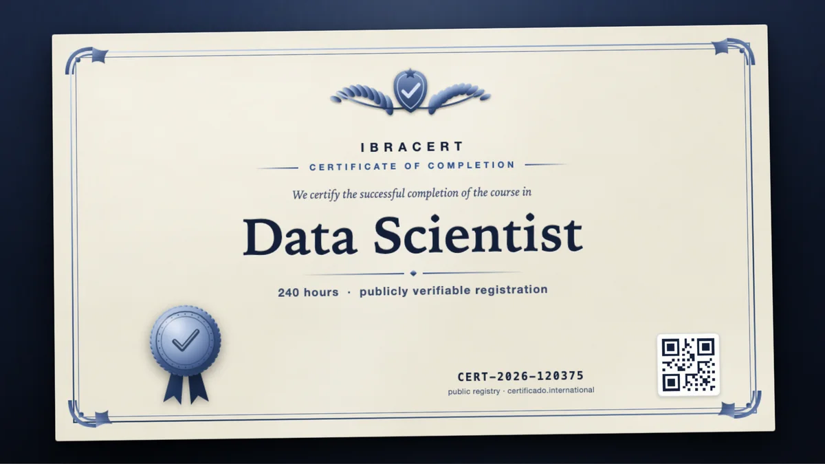 Cover of the Data Scientist course