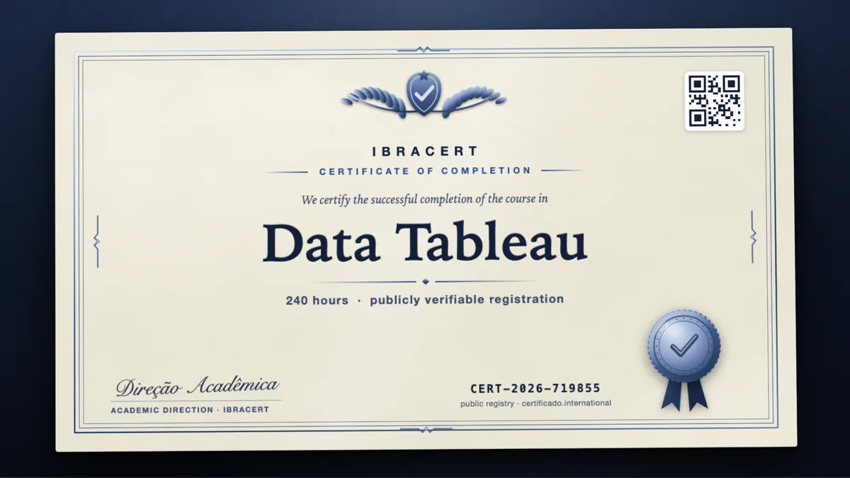 Cover of the Data Tableau course