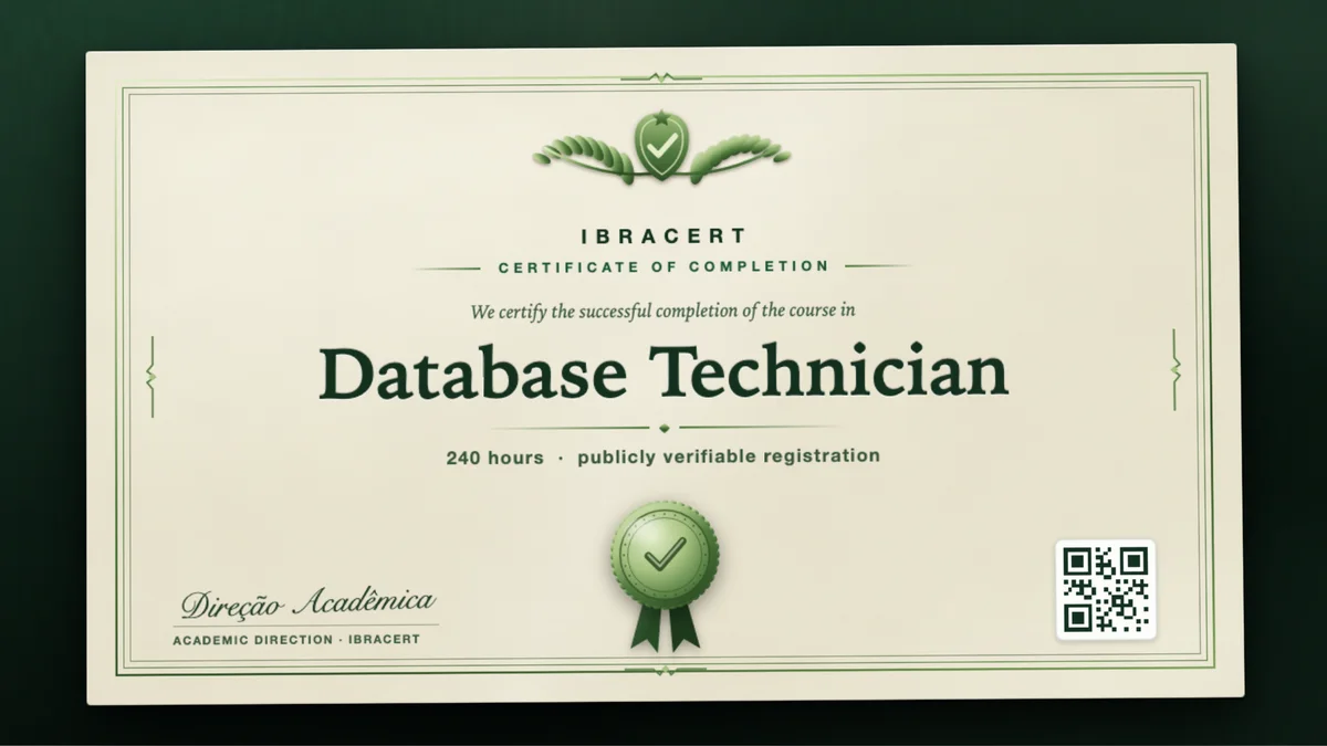 Cover of the Database Technician course