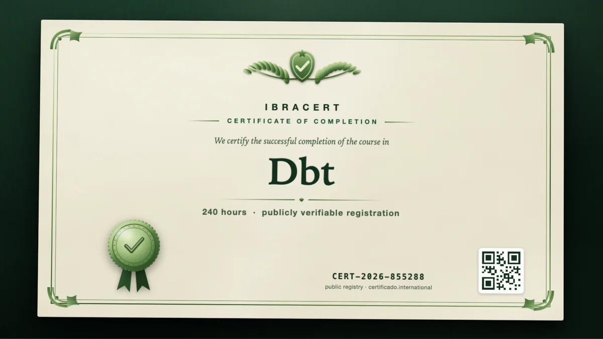 Cover of the Dbt course