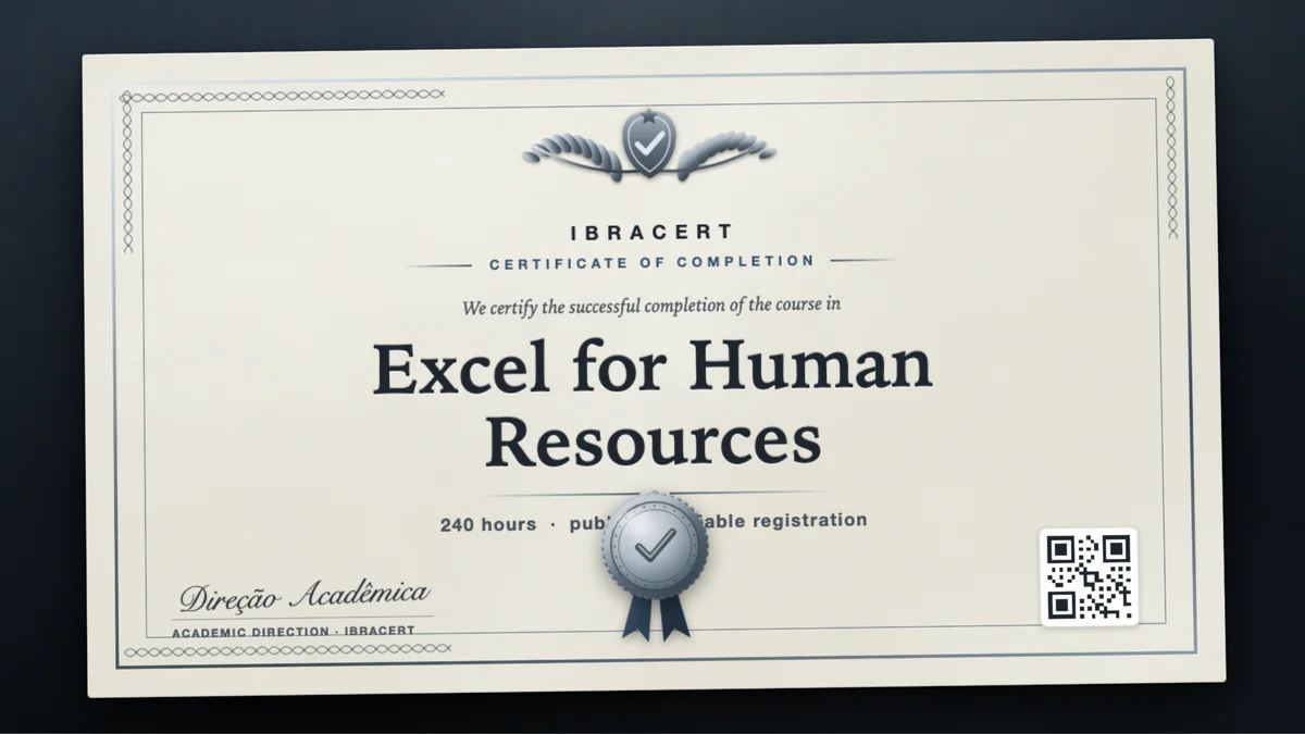 Cover of the Excel for Human Resources course
