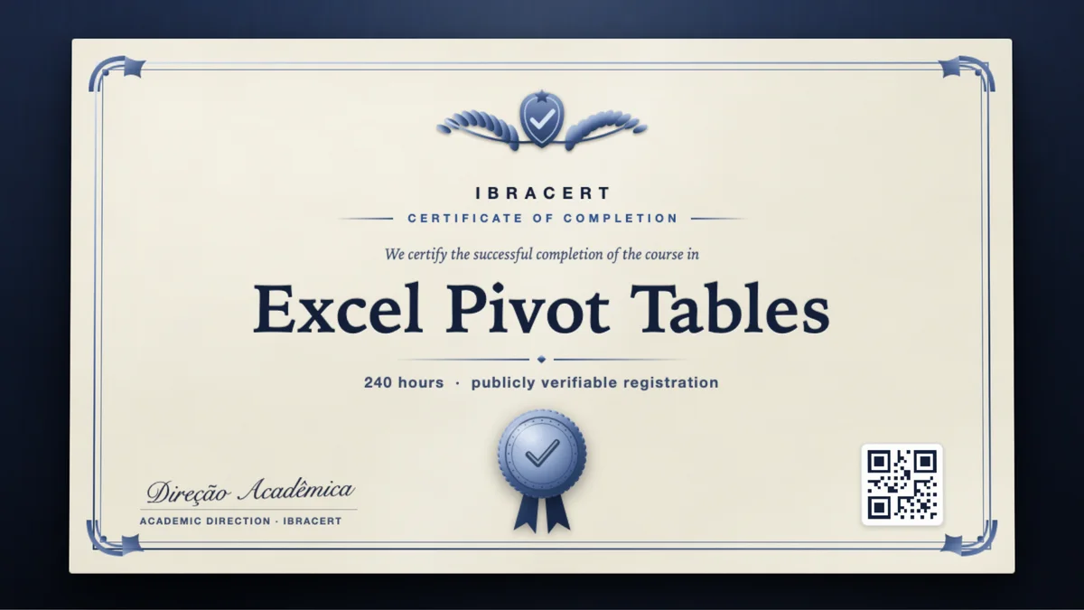 Cover of the Excel Pivot Tables course