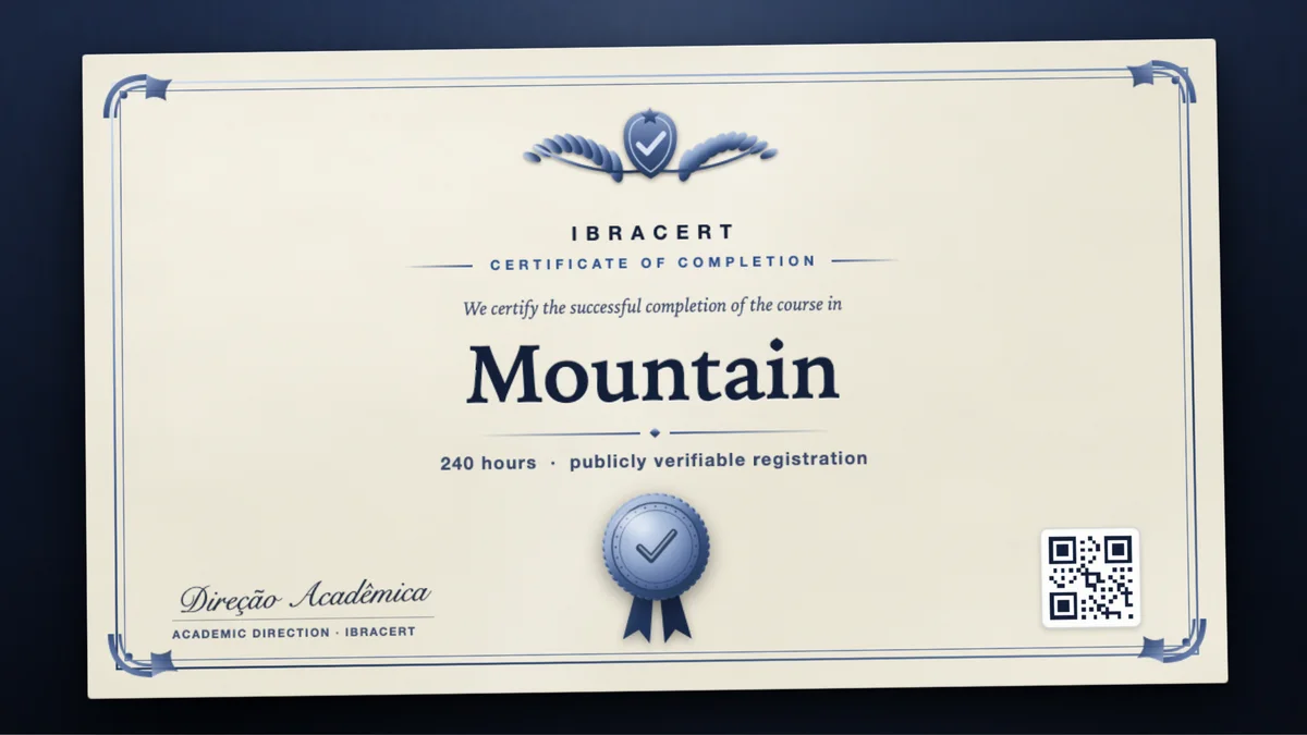 Cover of the Mountain course