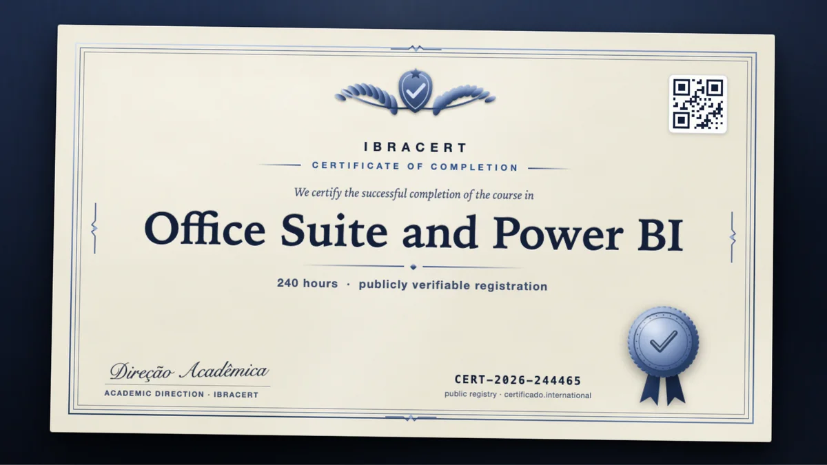 Cover of the Office Suite and Power BI course