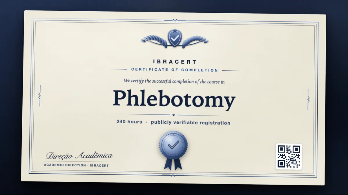 Cover of the Phlebotomy course