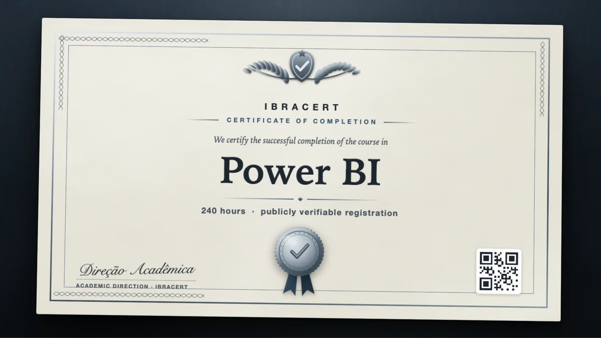 Cover of the Power BI course