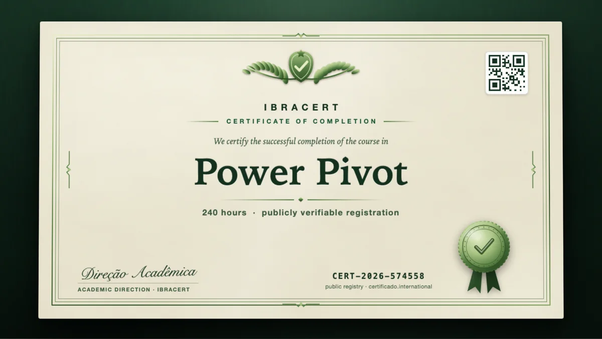 Cover of the Power Pivot course
