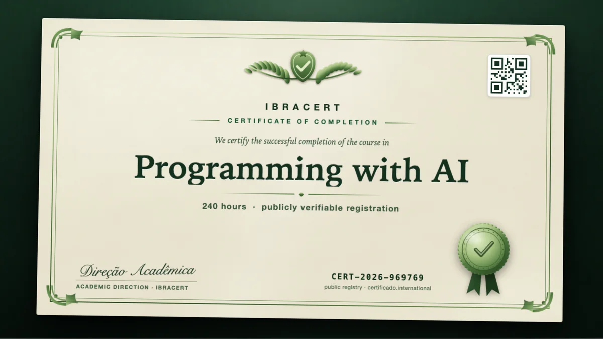 Cover of the Programming with AI course