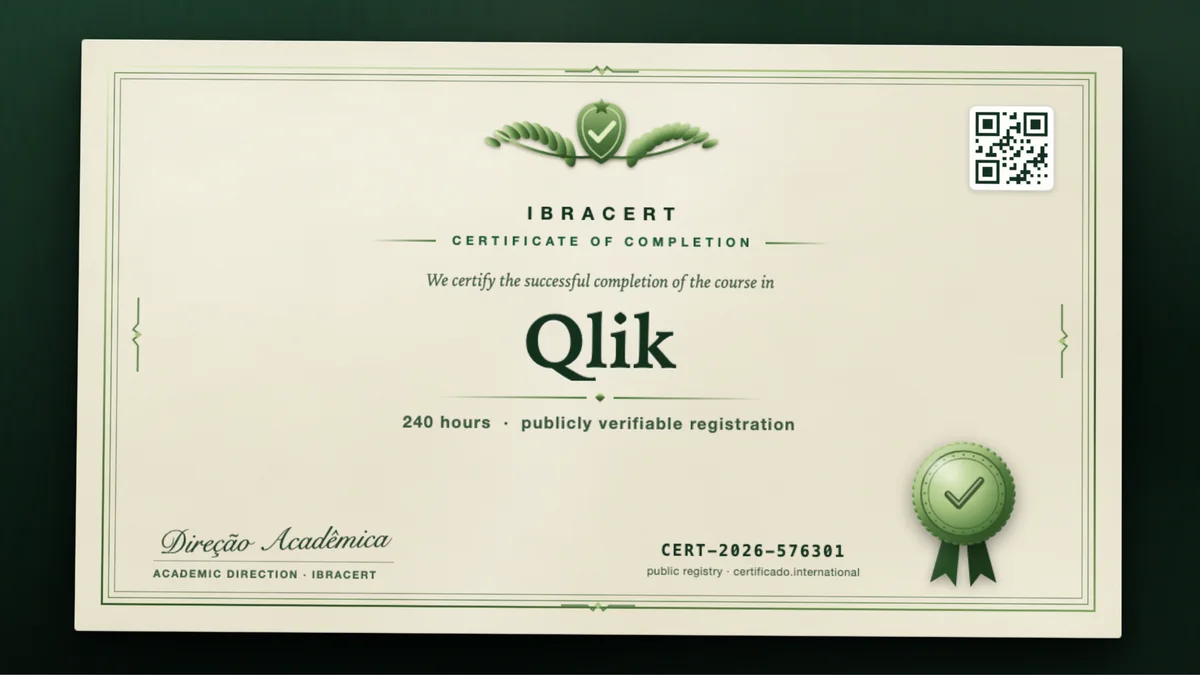 Cover of the Qlik course