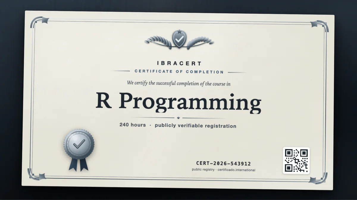 Cover of the R Programming course